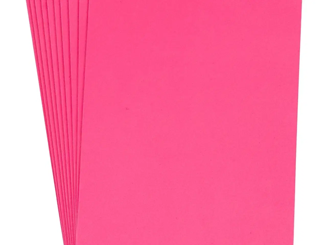 Billede 1 - Mosgummi, A4, ark 210x297 mm, tykkelse 2 mm, pink, 10ark/ 1 pk.