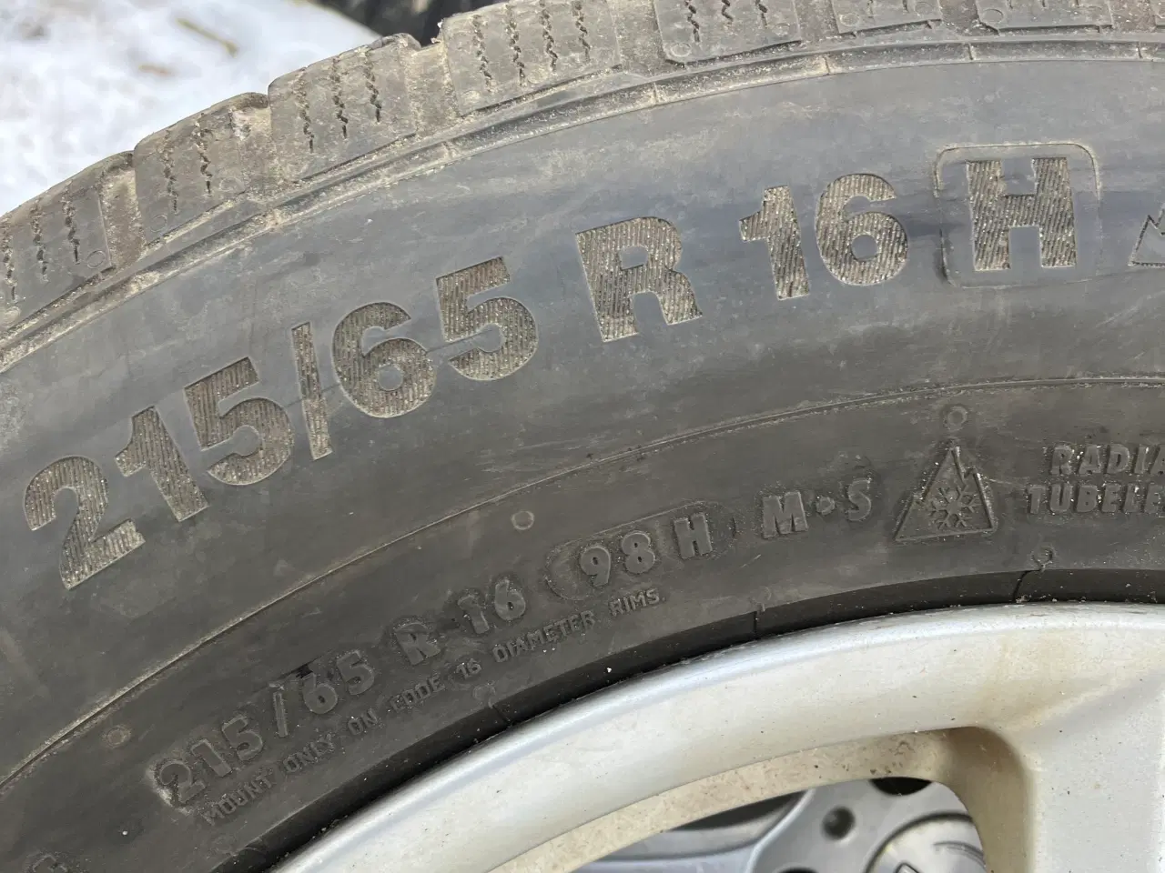 Billede 3 - vw Tiguan vinterdæk på fælge 