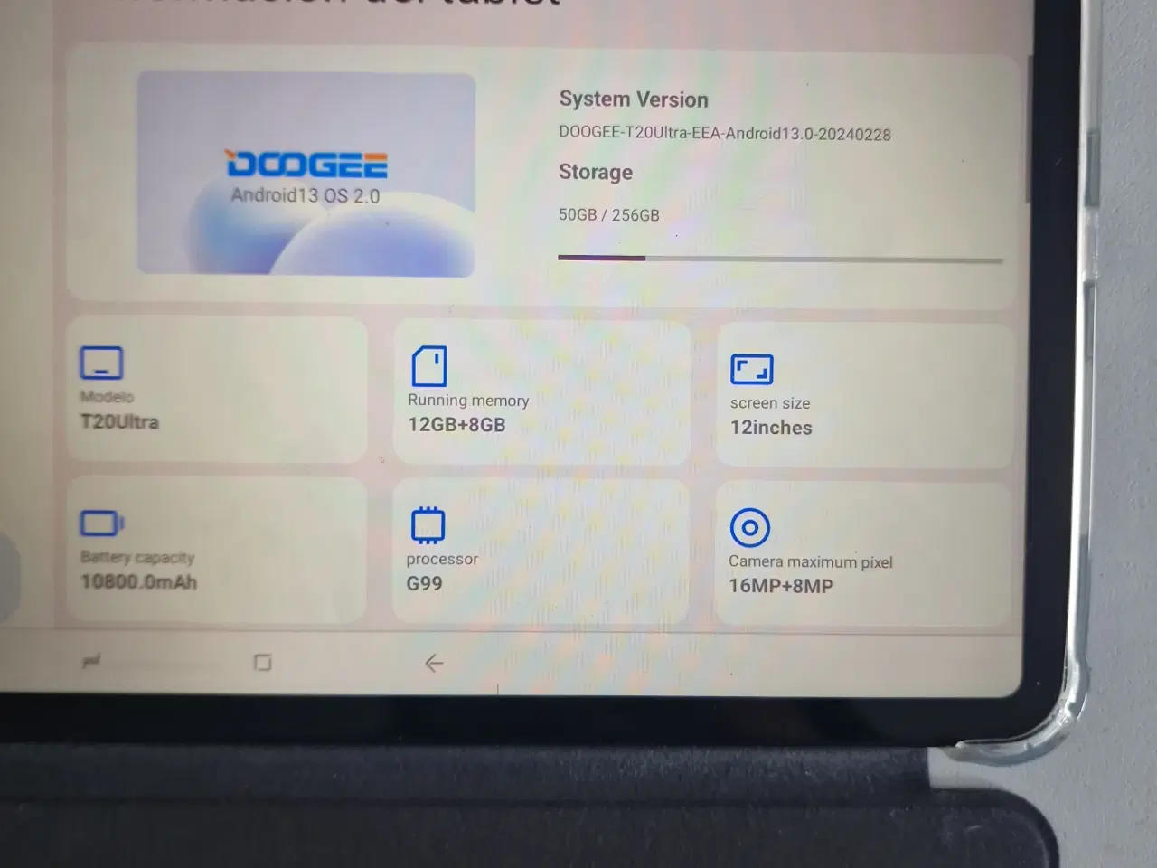 Billede 7 - Doogee Tablet T20 Ultra 256GB
