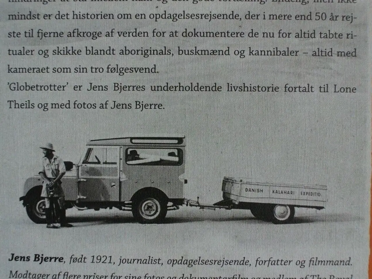 Billede 4 - globetrotter jens bjerres eventyrlige livshistorie