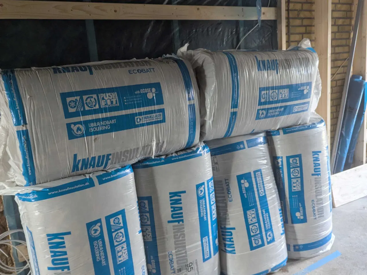 Billede 2 -  6 x 95mm Knauf Ecobatt formstykker 37