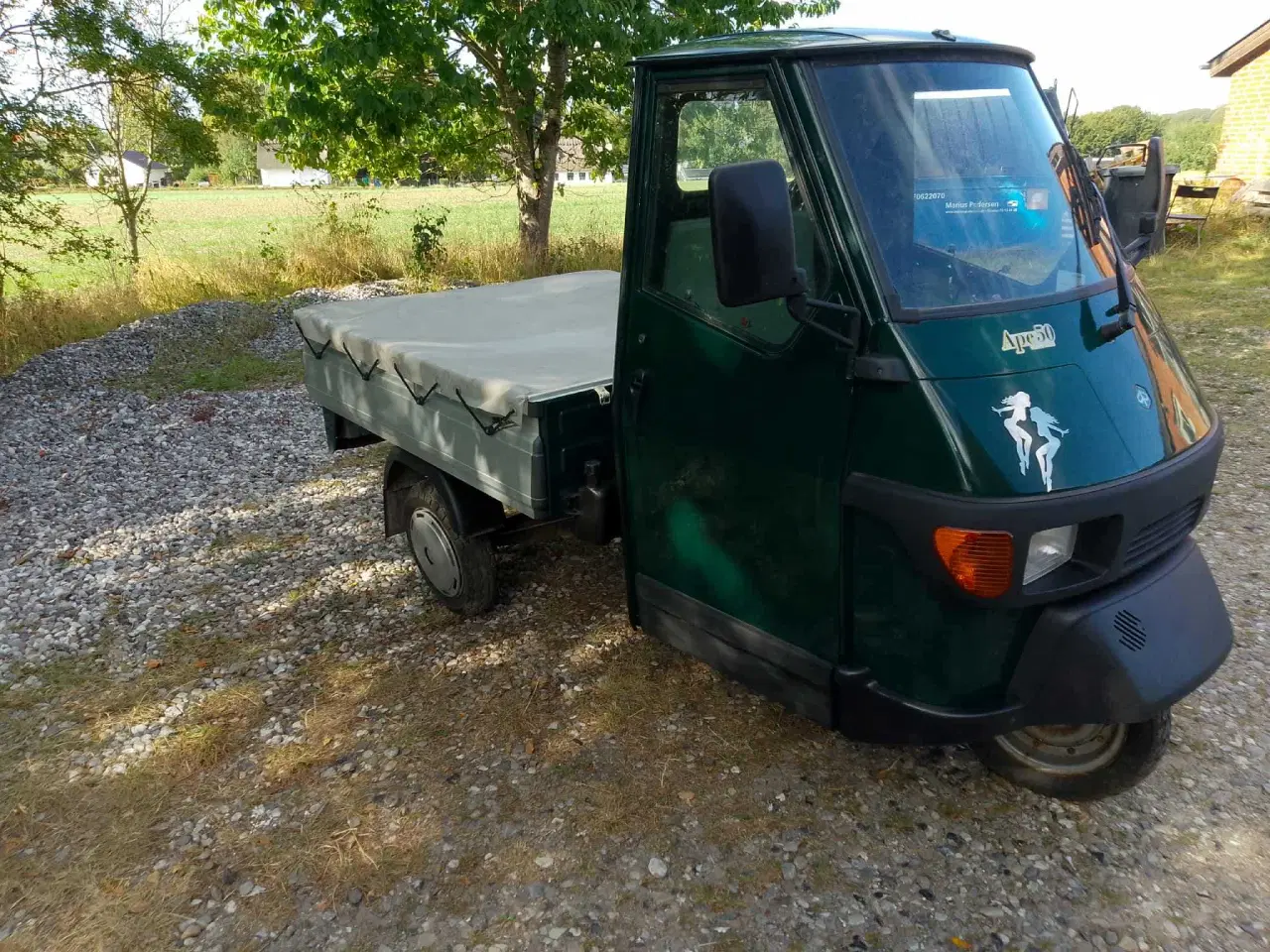 Billede 4 - Piaggio Ape 25 knallert fra 2015 med papirer 