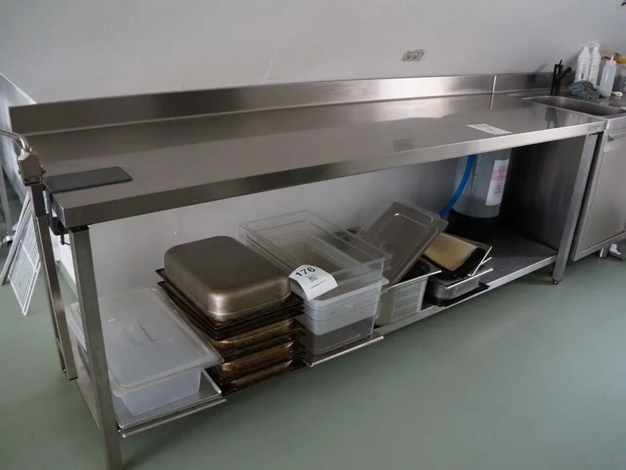 Billede 6 - Arbejdsbord i rustfri stål  ELECTROLUX 240x70x88 cm