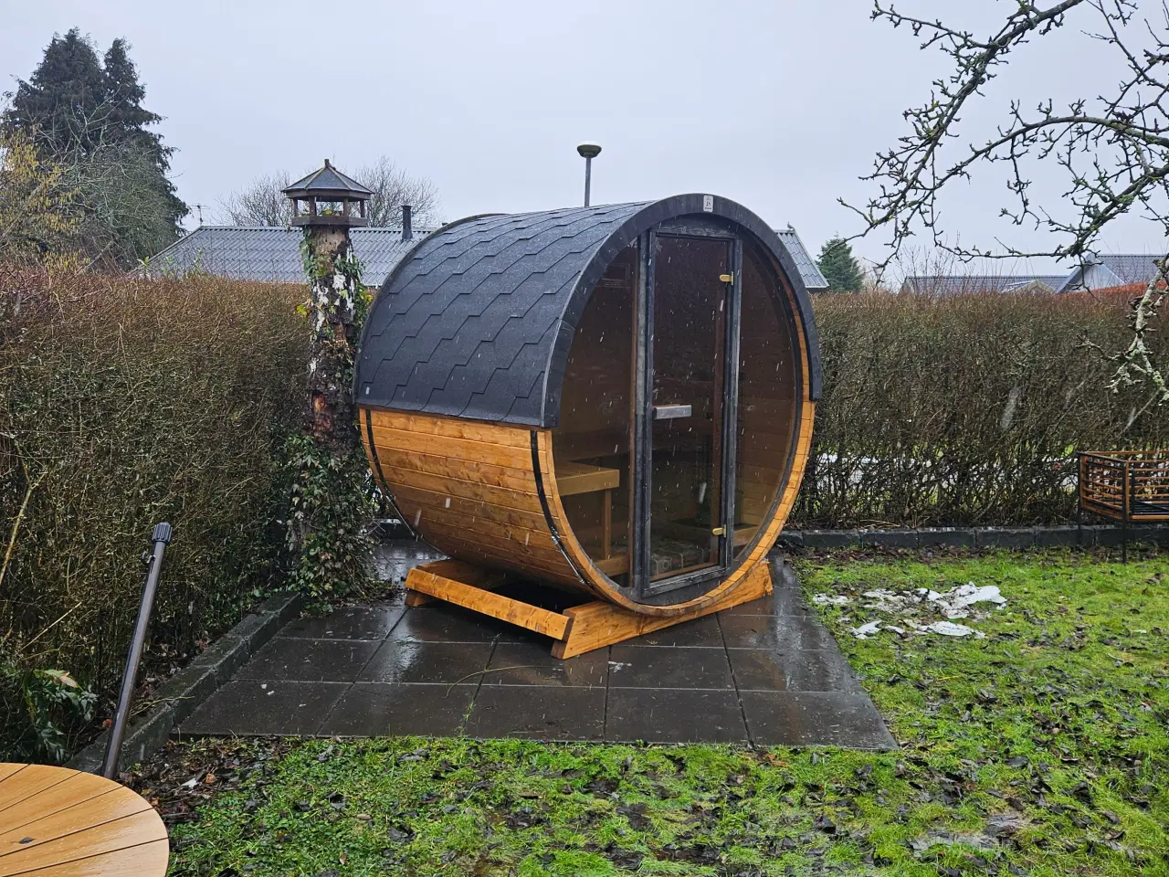 Billede 4 - Ny størrelse lille terrasse sauna til 3-4 personer
