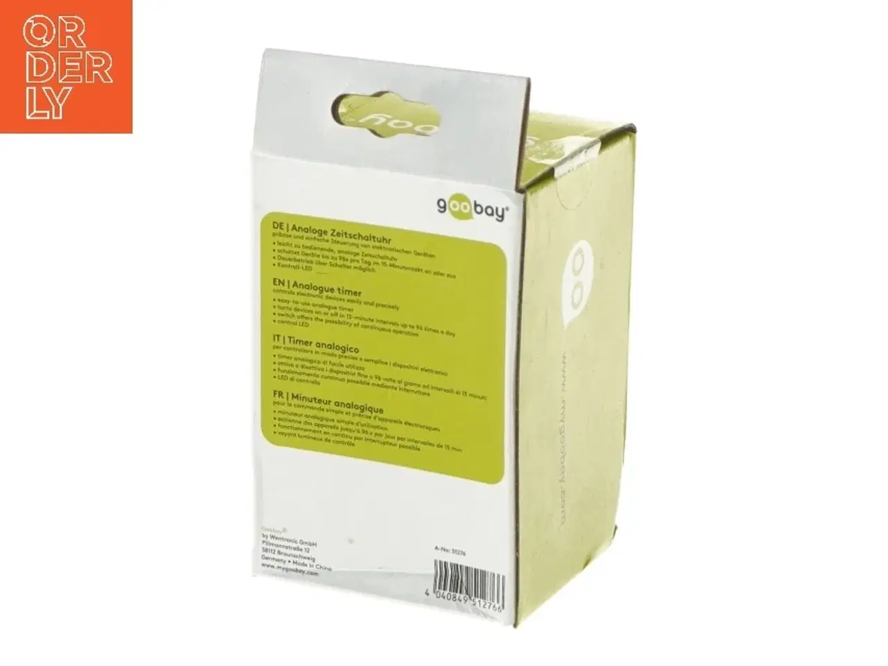 Billede 3 - Analog timer fra Goobay fra Goobay (str. 12x8x7,4 cm)