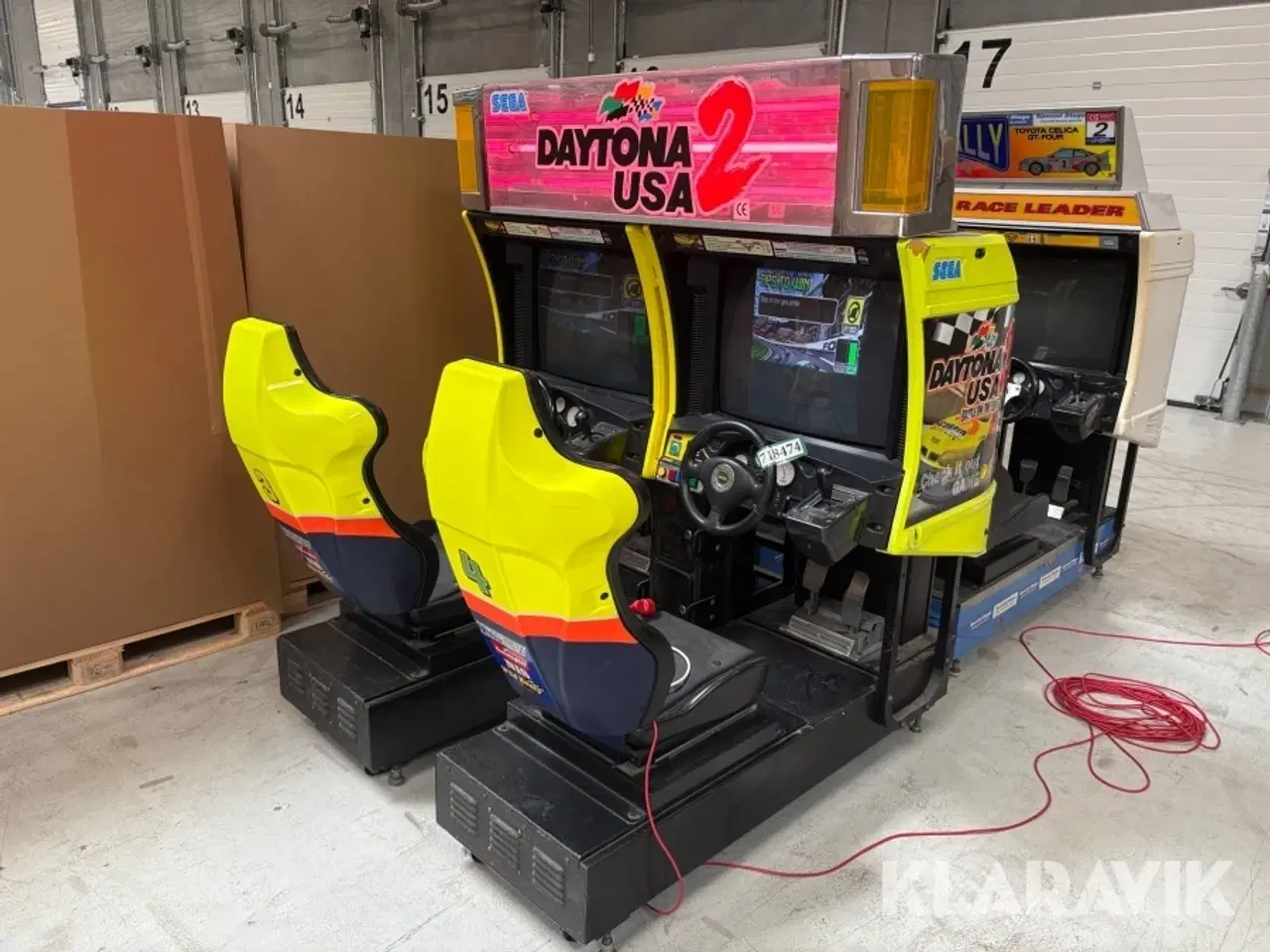 Billede 1 - Spillemaskiner Sega Daytona 2 Twin / Sega Rally
