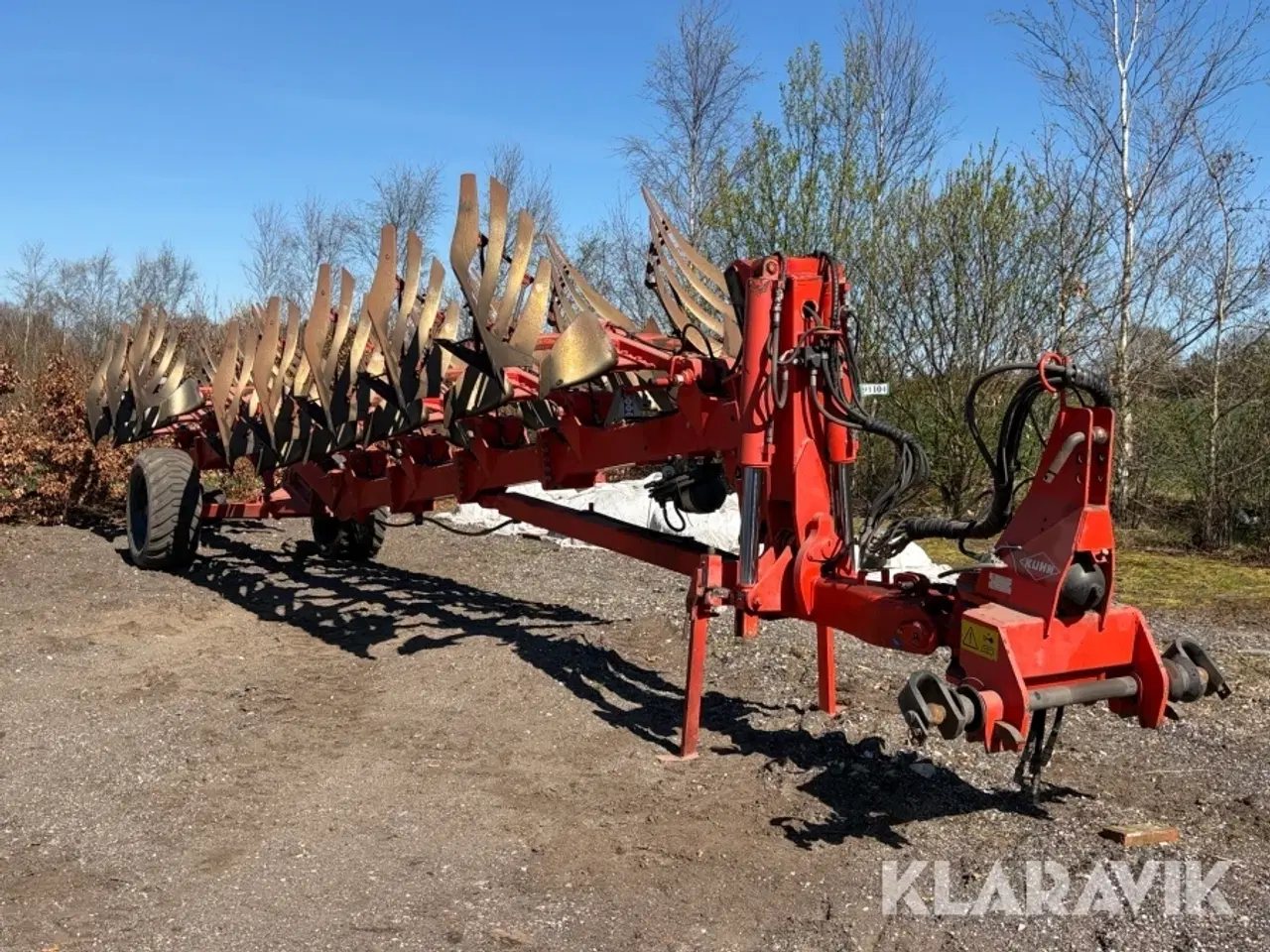 Billede 3 - Halvbugseret vendeplov Kuhn Vari-manager VMG8EH53 8 furet