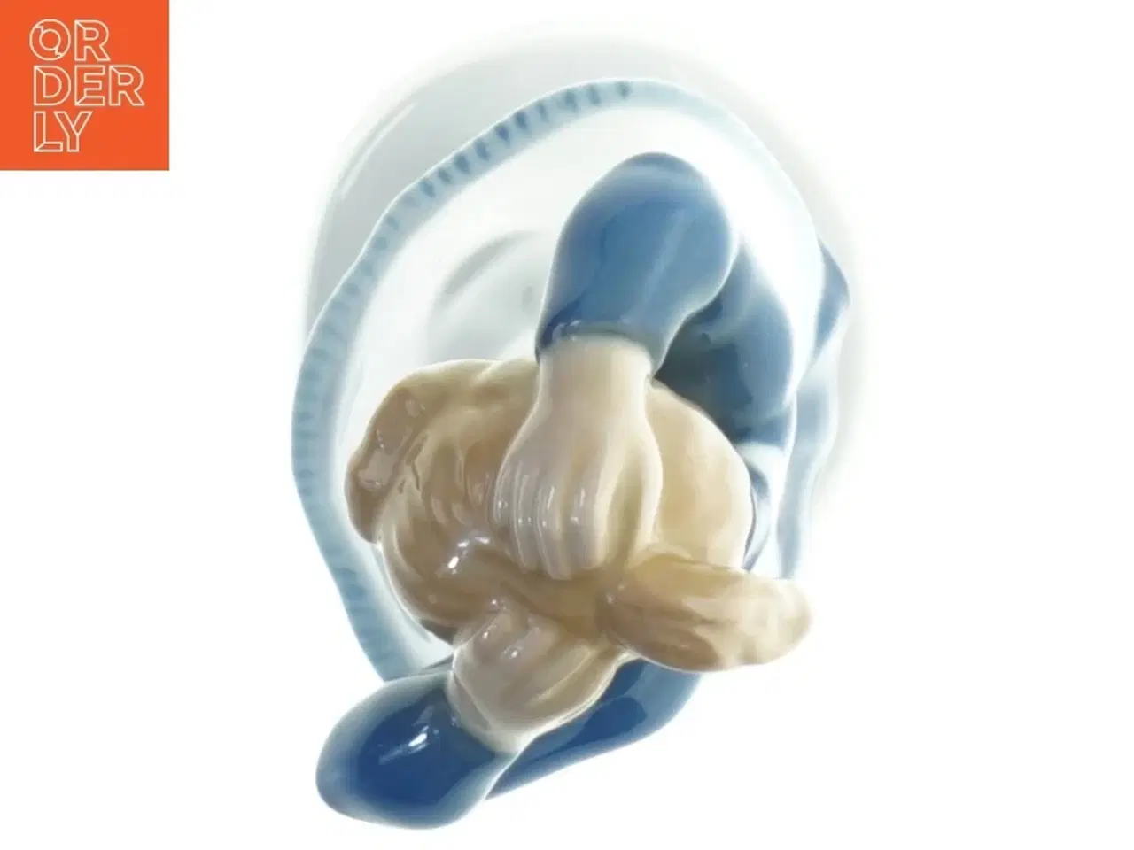 Billede 4 - Porcelænsfigur af pige fra B&G (str. 19x6 cm)