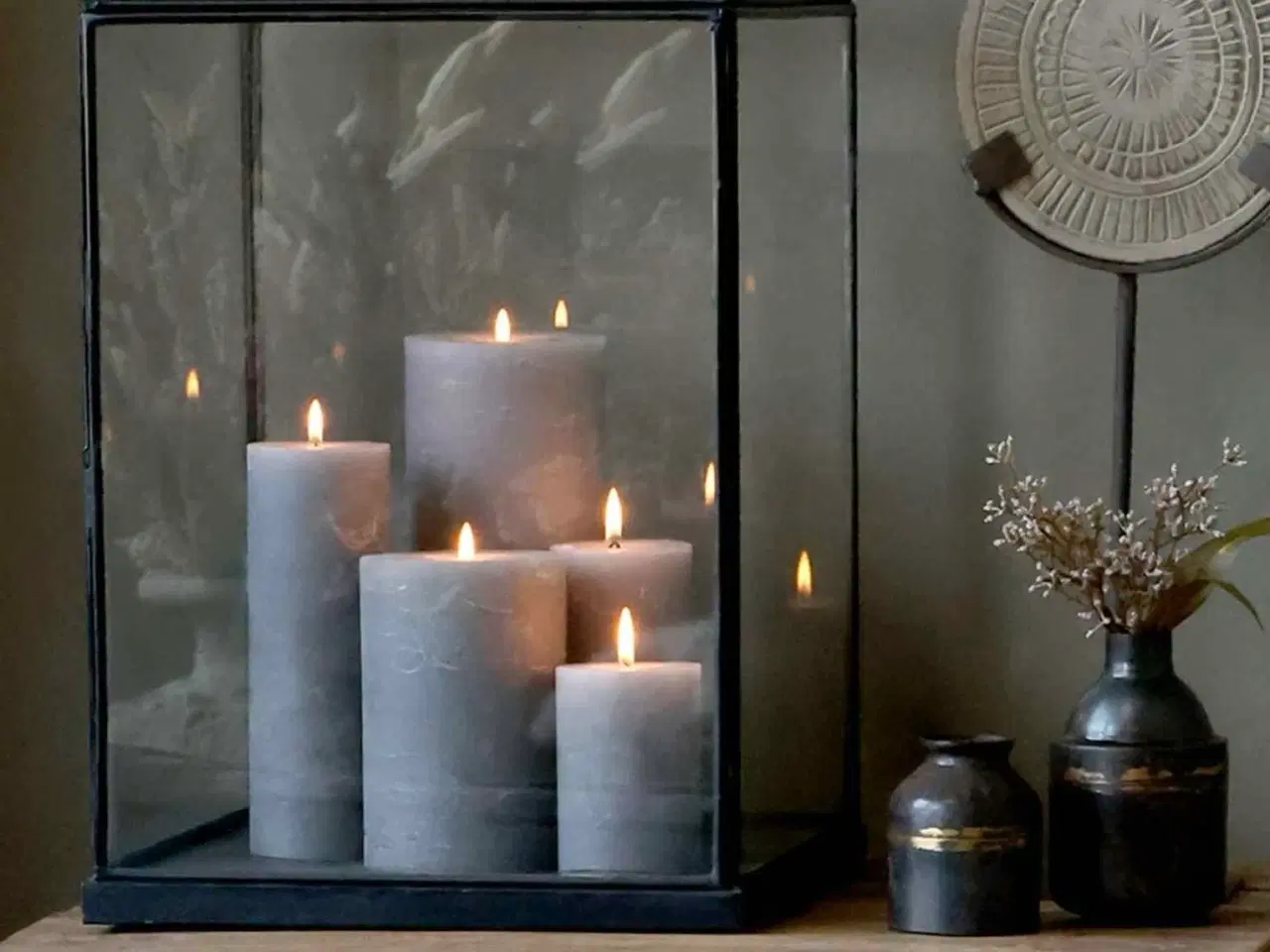 Billede 6 - Ib Laursen Glasæske Med LED Lys