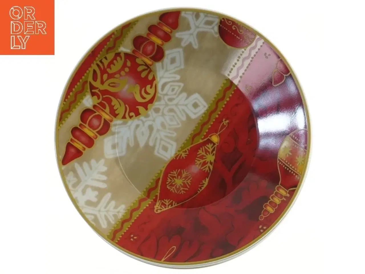 Billede 2 - Sæt af 4 dekorerede tallerkener fra Top Choice (str. 4 styk, ø 20 cm)