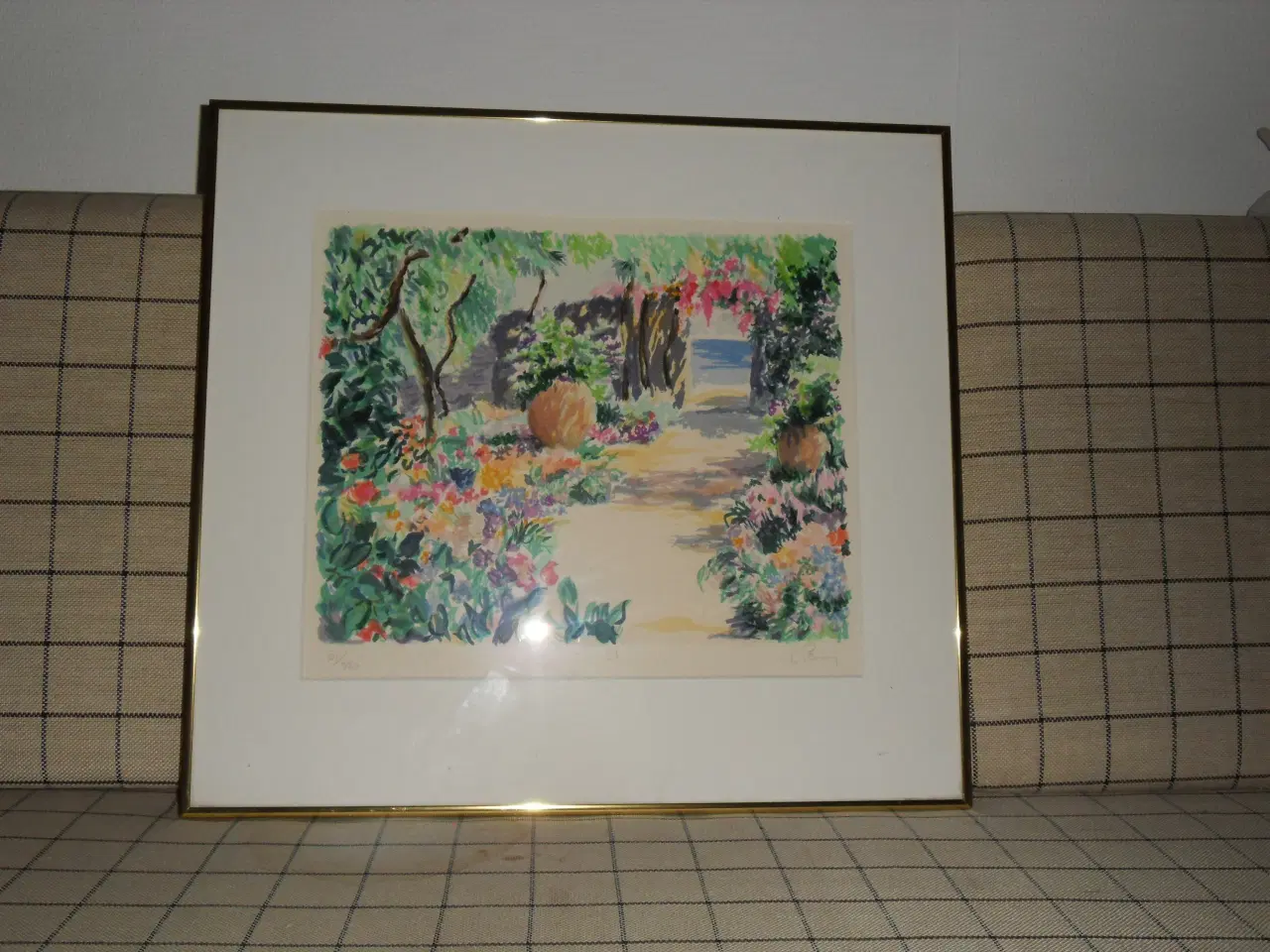 Billede 5 - Charles Penny. Litografi. Natur. Have. Blomster