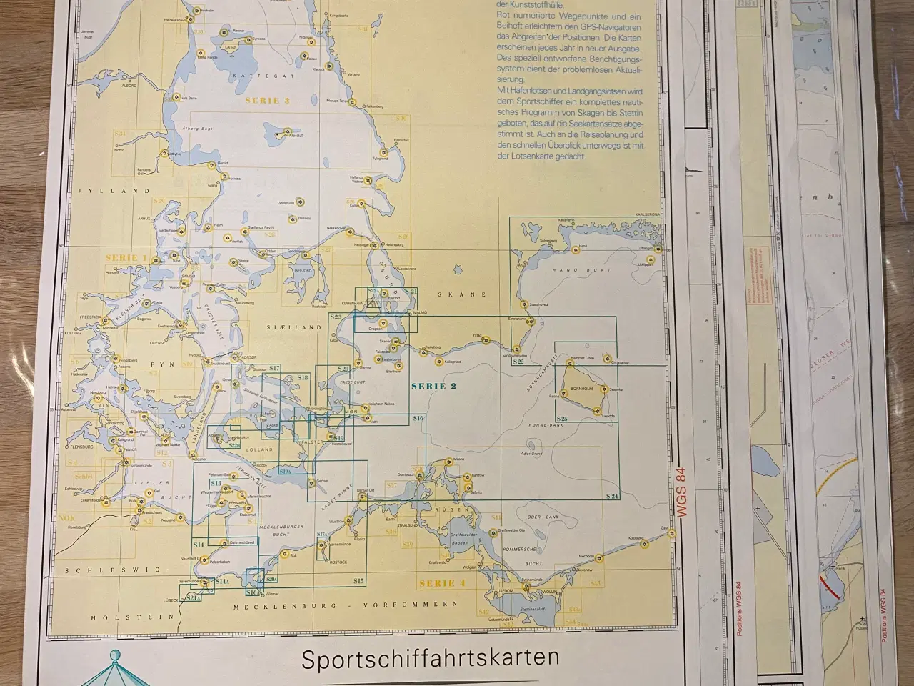 Billede 2 - Tyske søsportskort, Lübecker Bugt-Bornholm og Kbh.