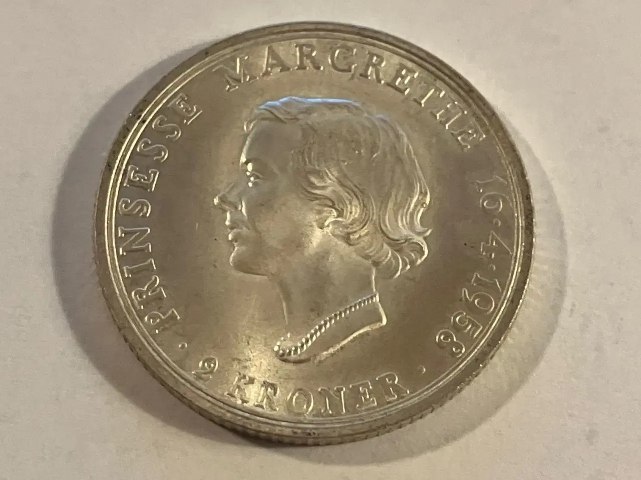 Billede 1 - 2 Kroner 1958 Danmark