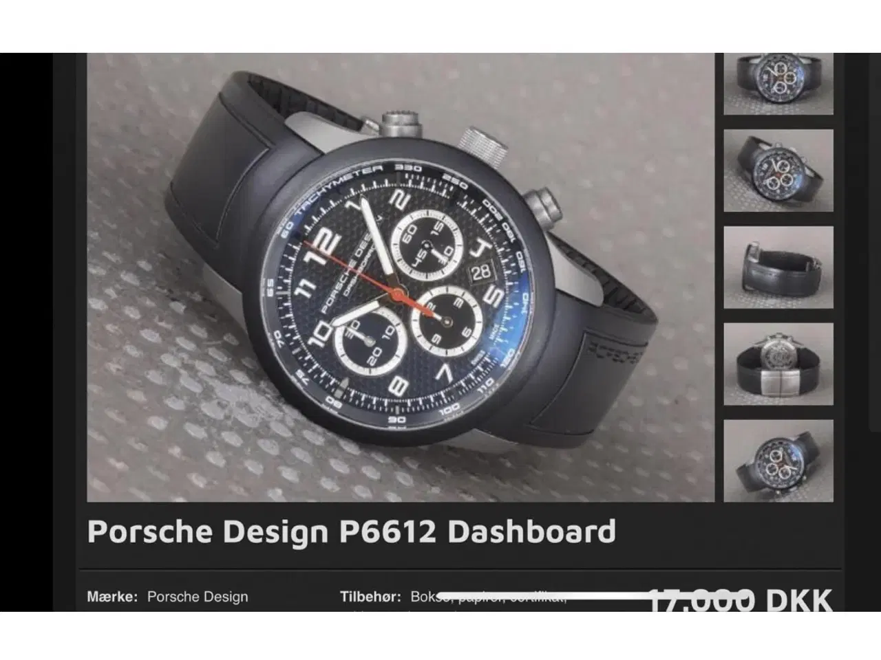 Billede 3 - PORSCHE DESIGN DASHBOARD UR