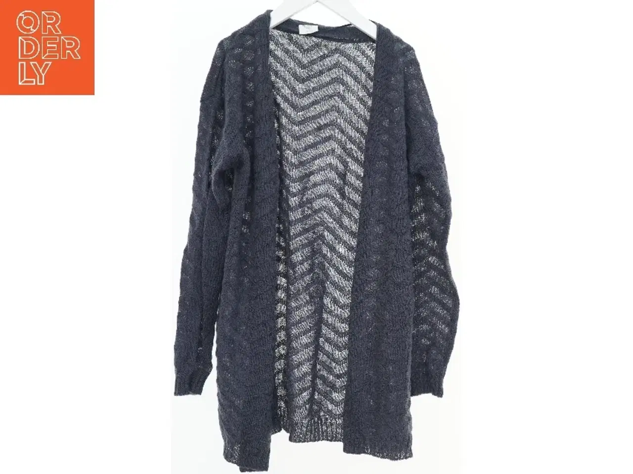 Billede 1 - Åben cardigan med mønster (str. 152)