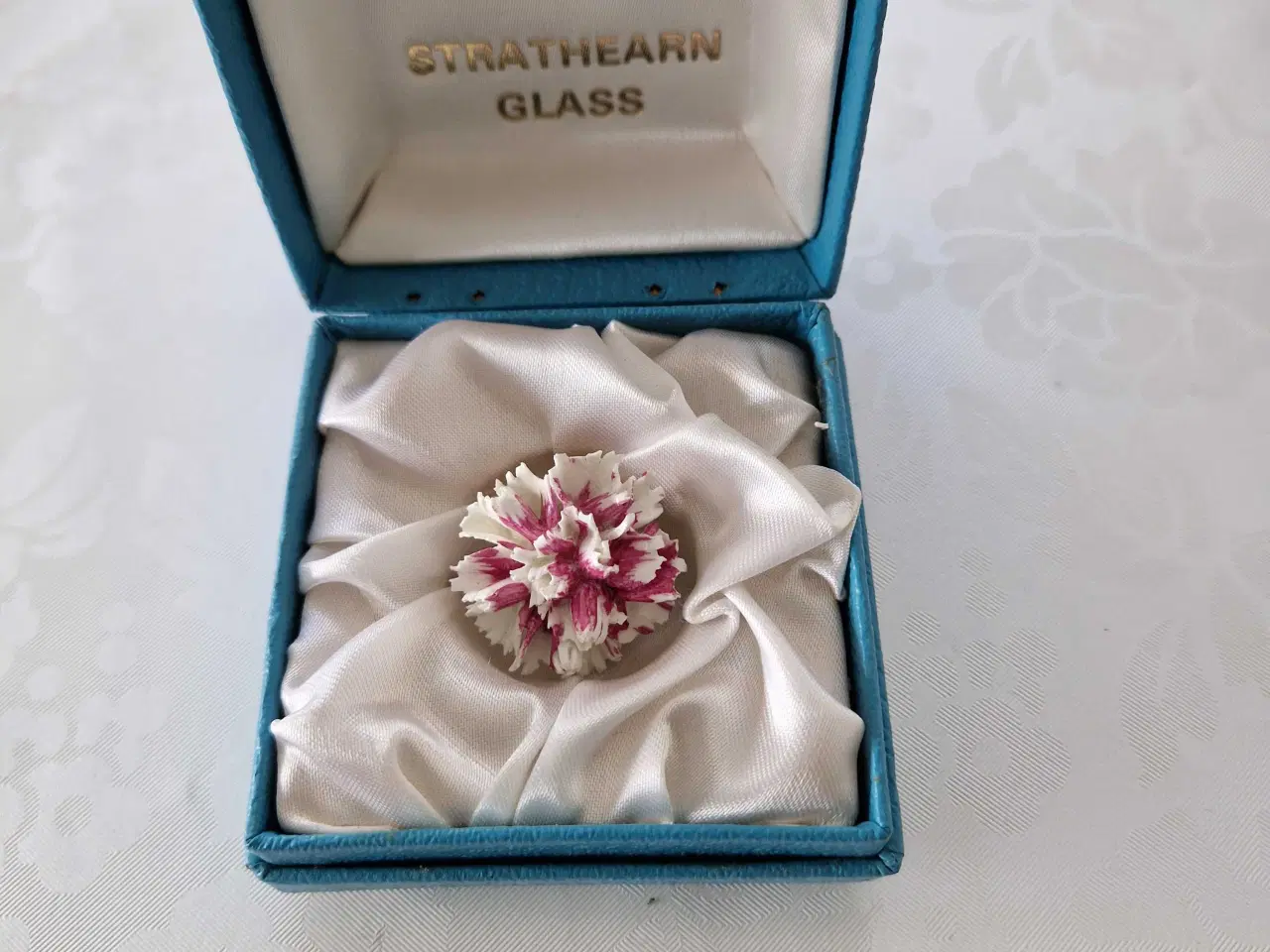 Billede 7 - Håndlavet vintage broche I glas 