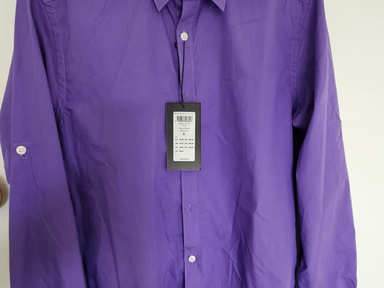 Billede 1 - Skjorte (S) Selected Homme Purple. Ubrugt.