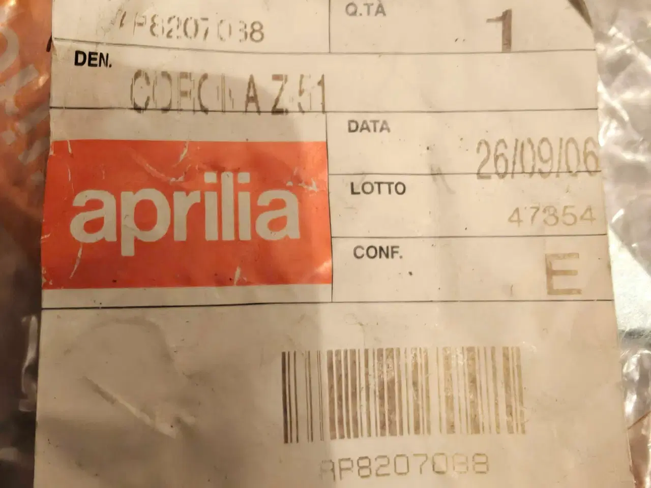 Billede 2 - Aprilia RX 50 / MX 50. Nyt Originalt Bagtandhjul