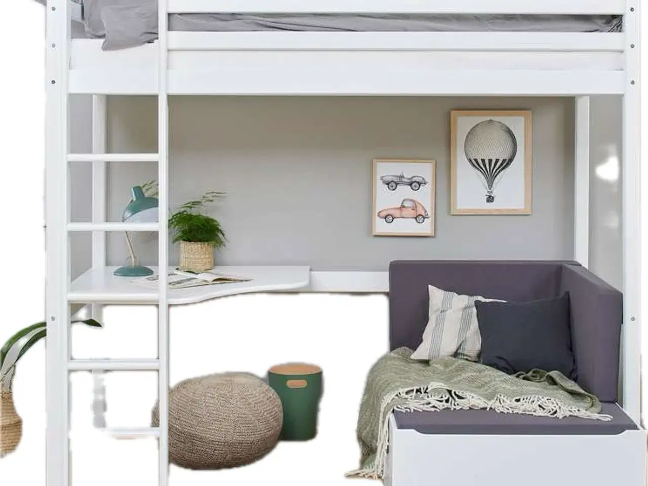 Billede 2 - Hoppekids køjeseng med lounge