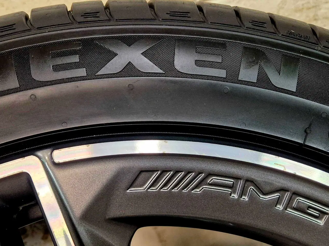 Billede 6 - MERCEDES "AMG" ORIGINAL ALUFÆLGE MED SOMMERDÆK 5x1