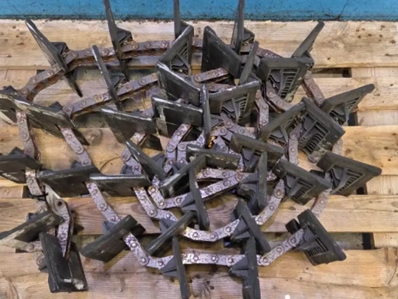 Billede 5 - Claas Lexion 600 Kornelevator Kæde 7572092