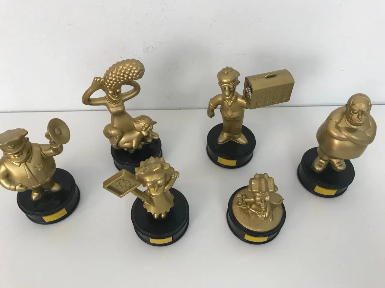 Billede 5 - 6 stk Simpsons 'guld' samlefigurer (BK 2007)