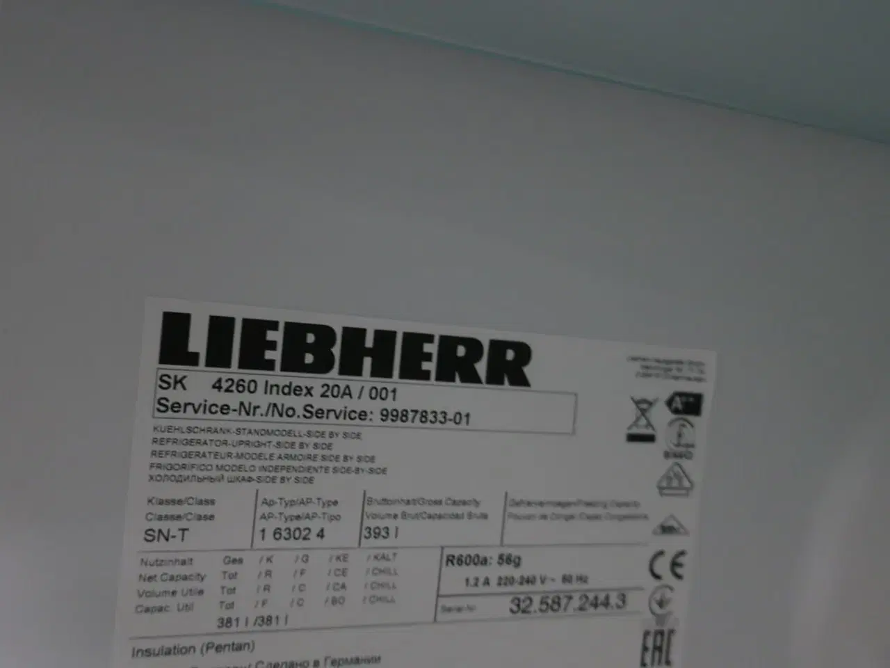 Billede 10 - Køleskab LIEBHERR SK 4260