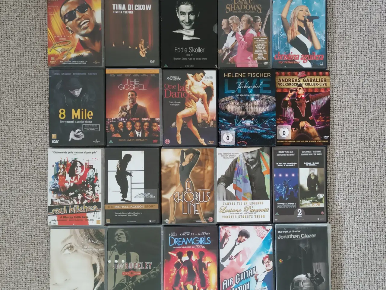 Billede 2 - 6stk=30kr Musikfilm, DVD, musical/dans