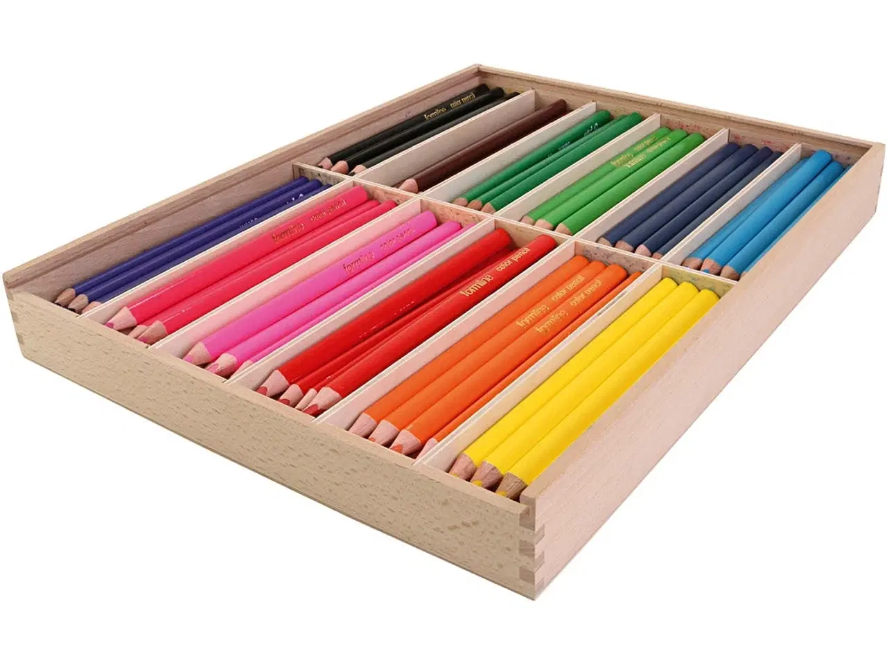 Billede 1 - Colortime Farveblyanter, mine 5 mm, ass. farver, 144 stk., 12x12stk./ 1 pk.