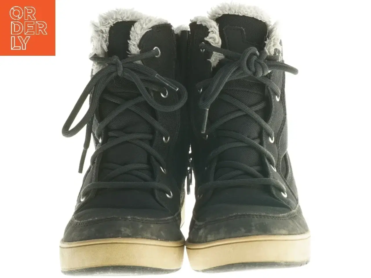 Billede 3 - Sort Gore-Tex vinterstøvler str. 34 fra Viking (str. 34 )