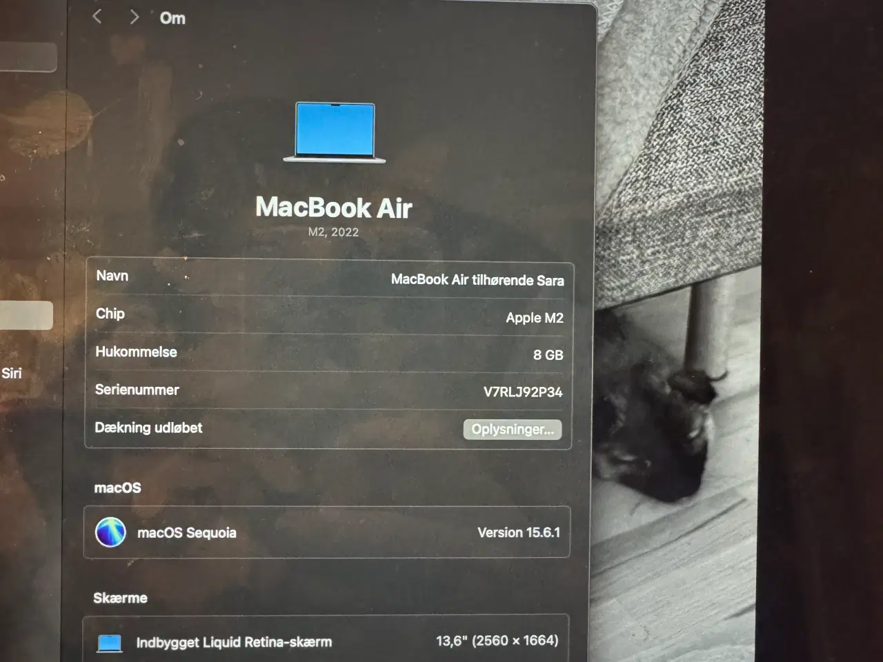 Billede 4 - MacBook Air M2 13,6” 256 GB SSD