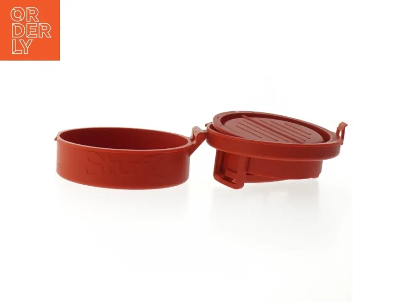 Billede 2 - Rød burgerpresser fra StufZ (str. Ø 12 cm)