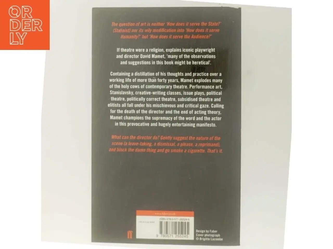 Billede 3 - Theatre af David Mamet (Bog)