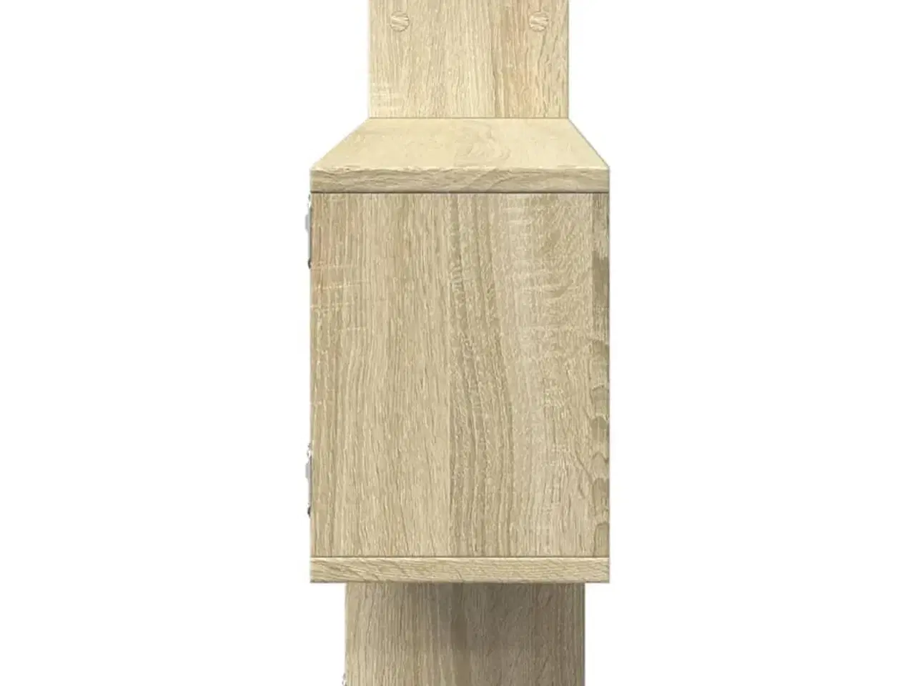 Billede 5 - Væghylde 167,5x18x68 cm konstrueret træ sonoma-eg