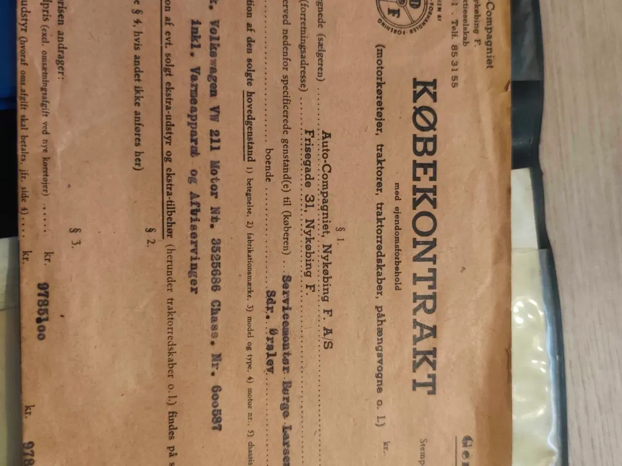 Billede 6 - Volkswagen VW 211 V-A-G 1960 reservedele og servic