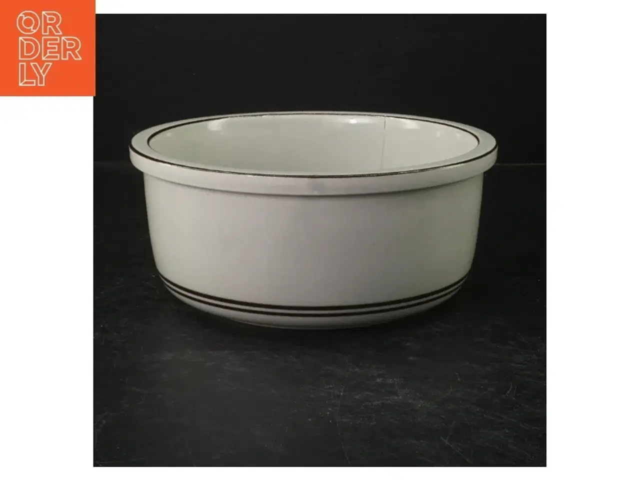 Billede 1 - Bing & Grøndahl stentøjsskål fra B&G (str. Ø. 19 cm. længde 8 ,. 5 cm)