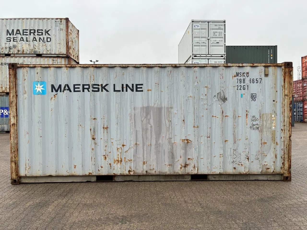 Billede 5 - 20 fods Container- ID: MSKU 798665-7