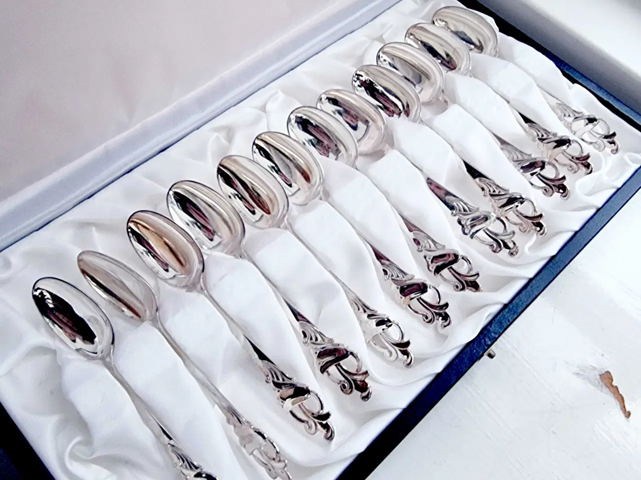 Billede 3 - 12 skeer 830S sølv 124 gram