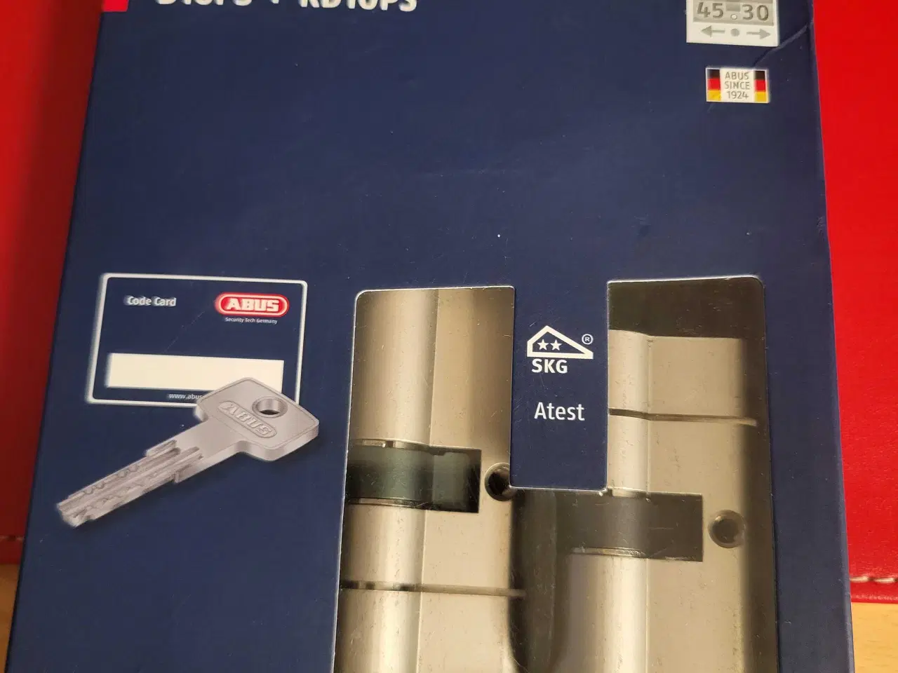 Billede 1 - Abus dobbelt låsecylinder