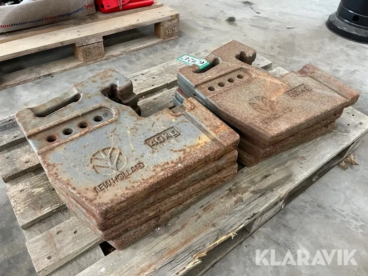 Billede 1 - Vægtklodser New Holland 8x40kg 8 styk