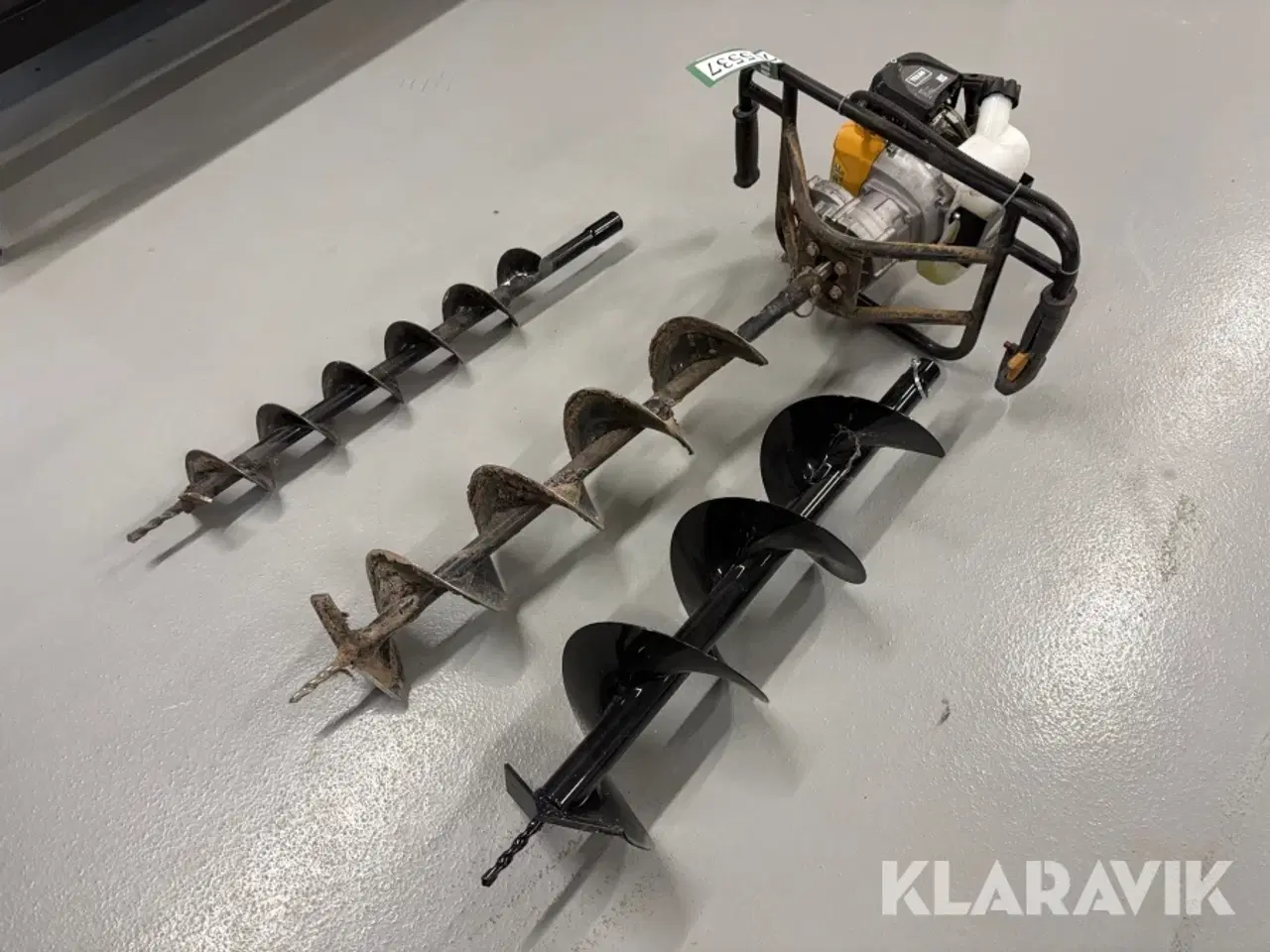 Billede 1 - Pælebor Texas EA5300 med 3 størrelser bor