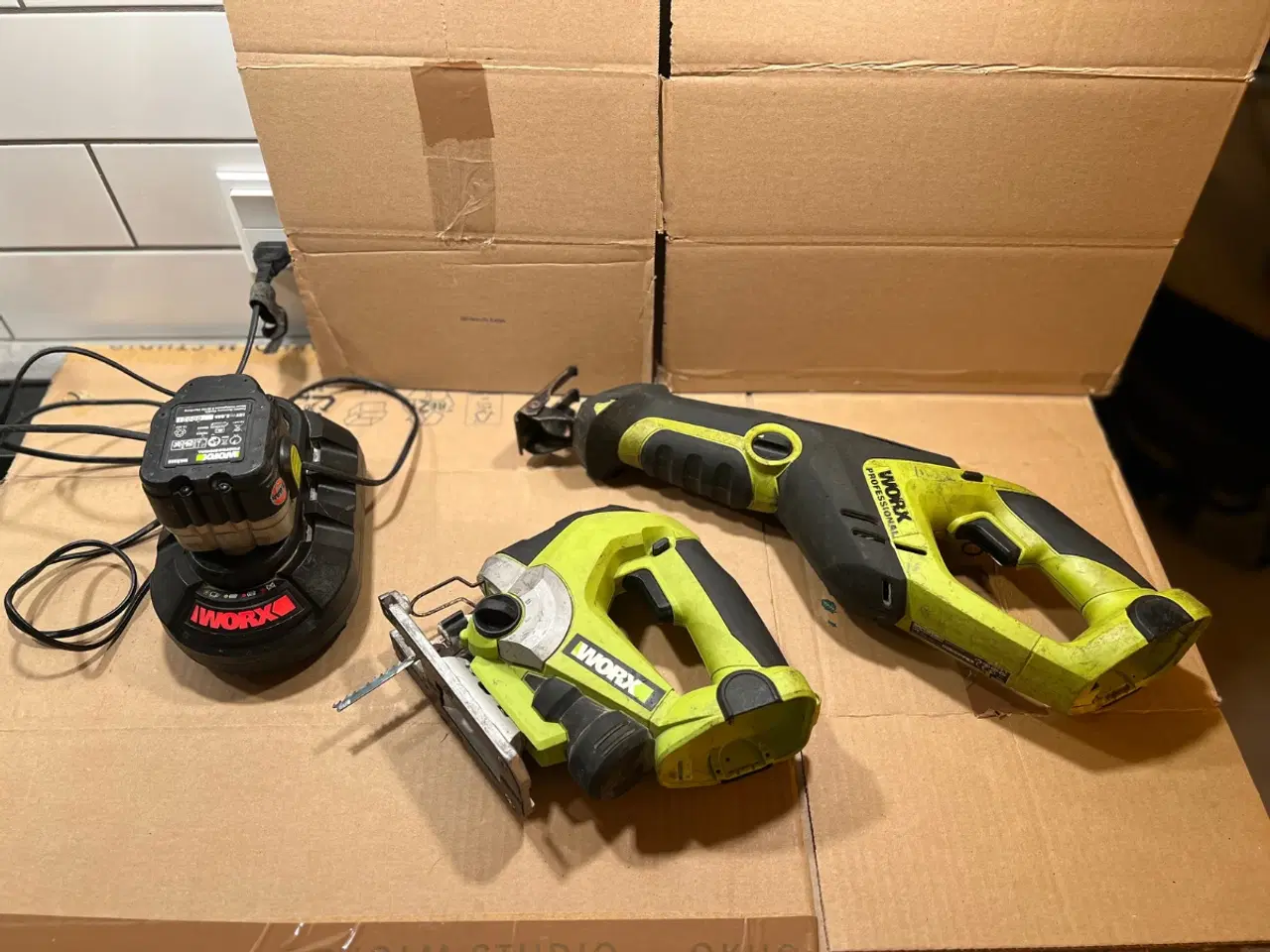 Billede 1 - Worx Professional 18V Sæt – Stiksav & Bajonetsav