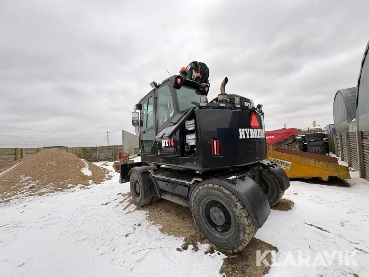 Billede 4 - Hjulgraver Hydrema MX14 Engcon tiltrotator
