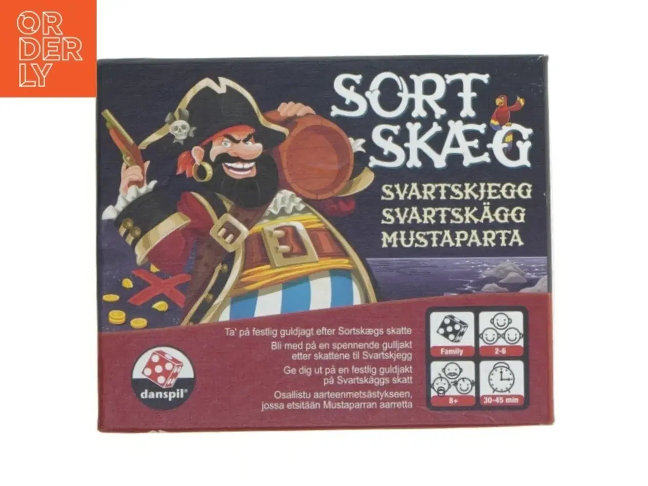 Billede 1 - Brætspil, sortskæg (str. 17 x 14 cm)