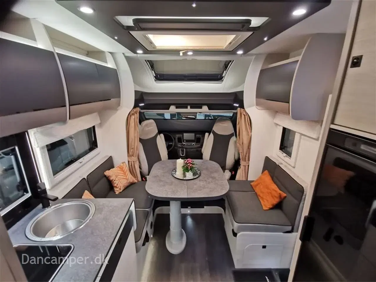 Billede 19 - 2024 - Chausson Titanium 777GA ULTIMATE   Enkeltsenge, lounge, siddegruppe, opredning i siddegruppen. 170HK Aut, markise, solceller mmm