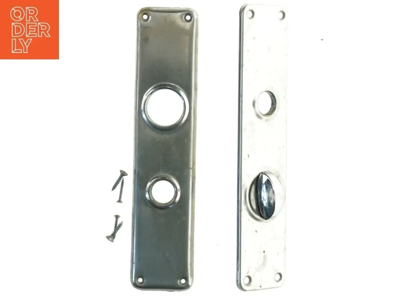 Billede 1 - Dørplade til lås (str. 23x5 cm)