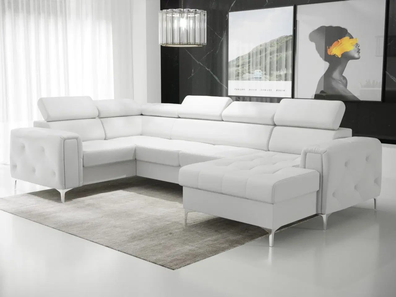 Billede 14 - ORIONIS MAX III HJØRNESOFA MED SOVEFUNKTION 165x320x185 CM