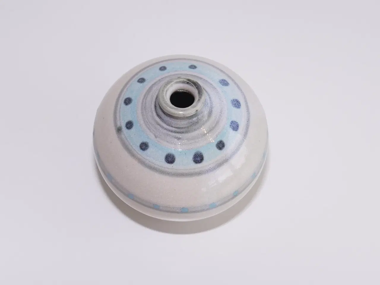 Billede 6 - Miniature vase i keramik - Signeret