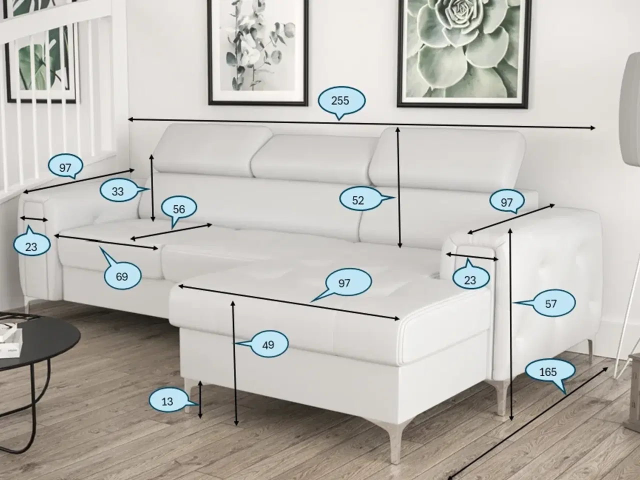 Billede 4 - ORIONIS MINI HJØRNESOFA 255x165 CM