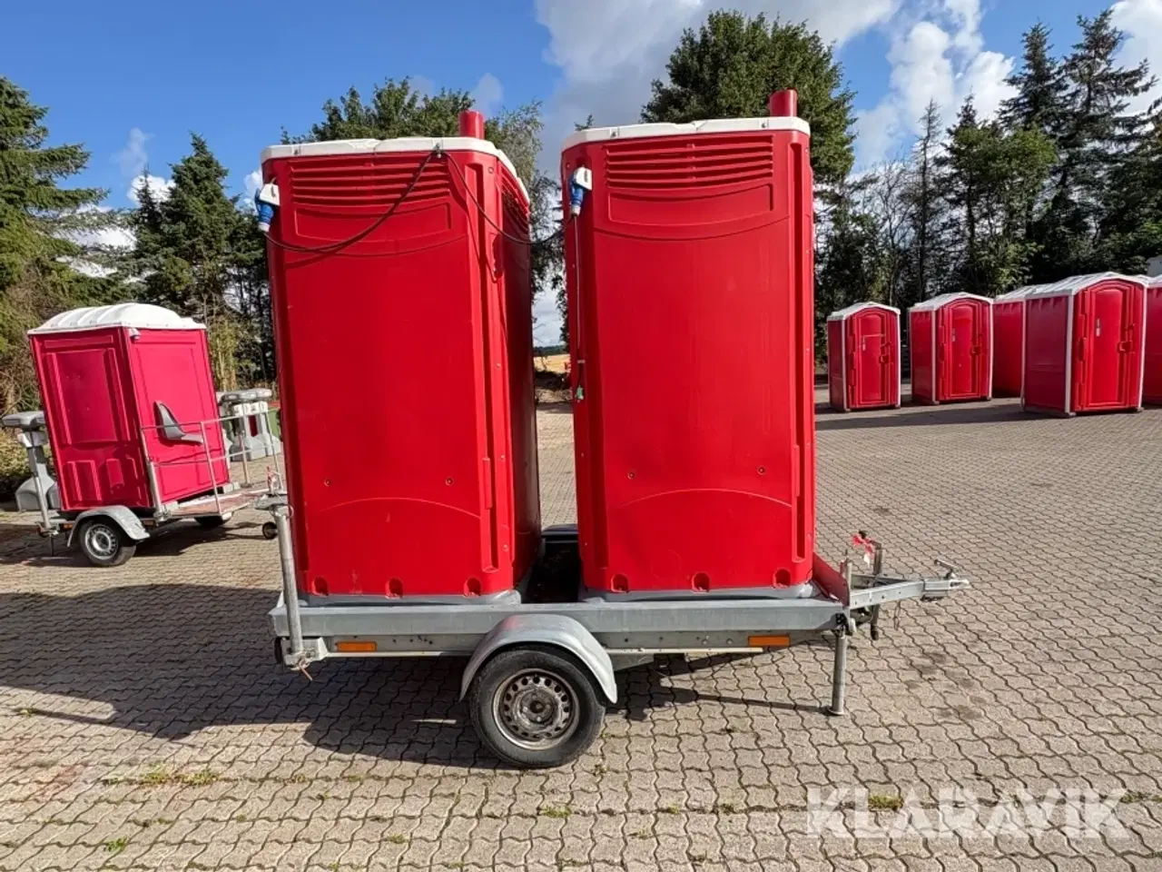 Billede 4 - Dobbelt toilet trailer Stema F 7515
